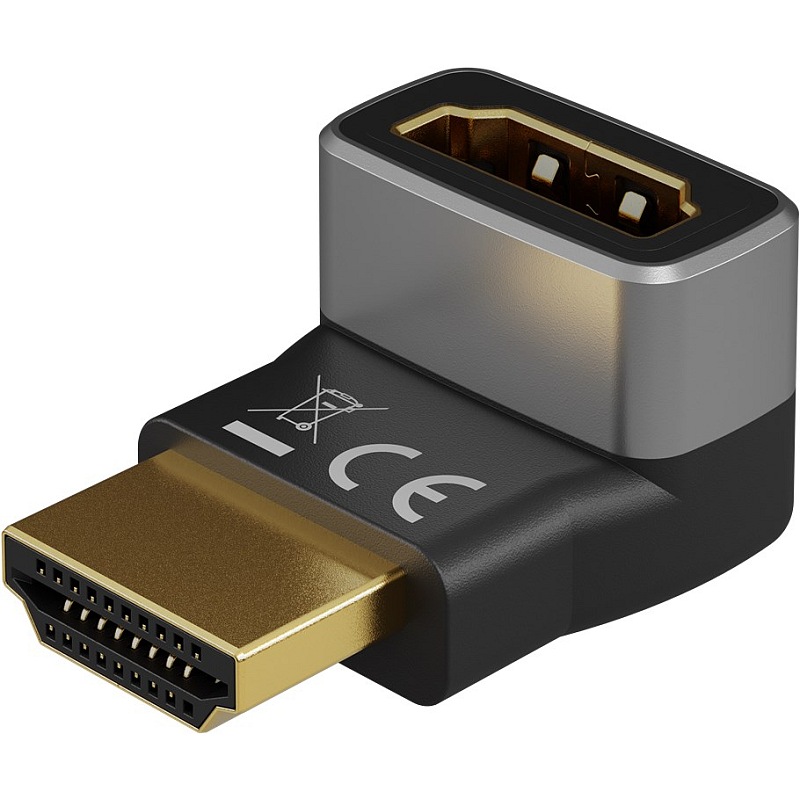 Goobay 72009 Videokabel-Adapter HDMI Typ A (Standard) Schwarz, Silber