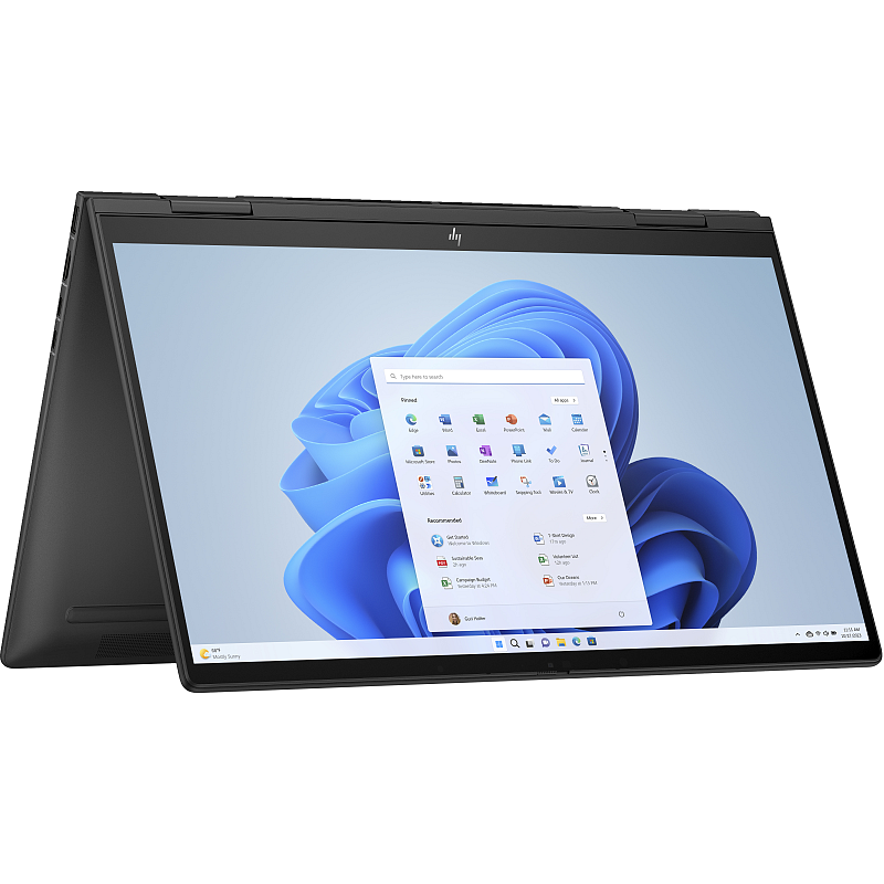 HP ENVY x360 15-fh0676ng AMD Ryzen™ 7 7730U Hybrid (2-in-1) 39,6 cm (15.6") Touchscreen Full HD 16 GB LPDDR4x-SDRAM 1 TB SSD Wi-Fi 6E (802.11ax) Windows 11 Home Schwarz
