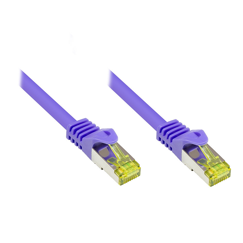 Kabelmeister SO-36212 Netzwerkkabel Violett 0,5 m Cat7 S/FTP (S-STP)