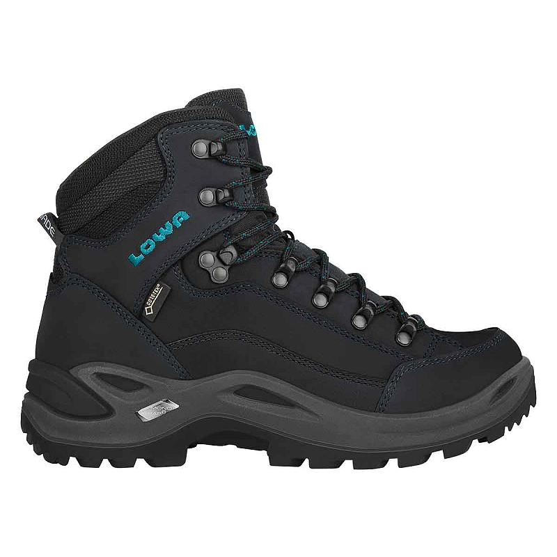 LOWA Renegade GTX Mid Ws Weiblich Erwachsener Schwarz, Türkis