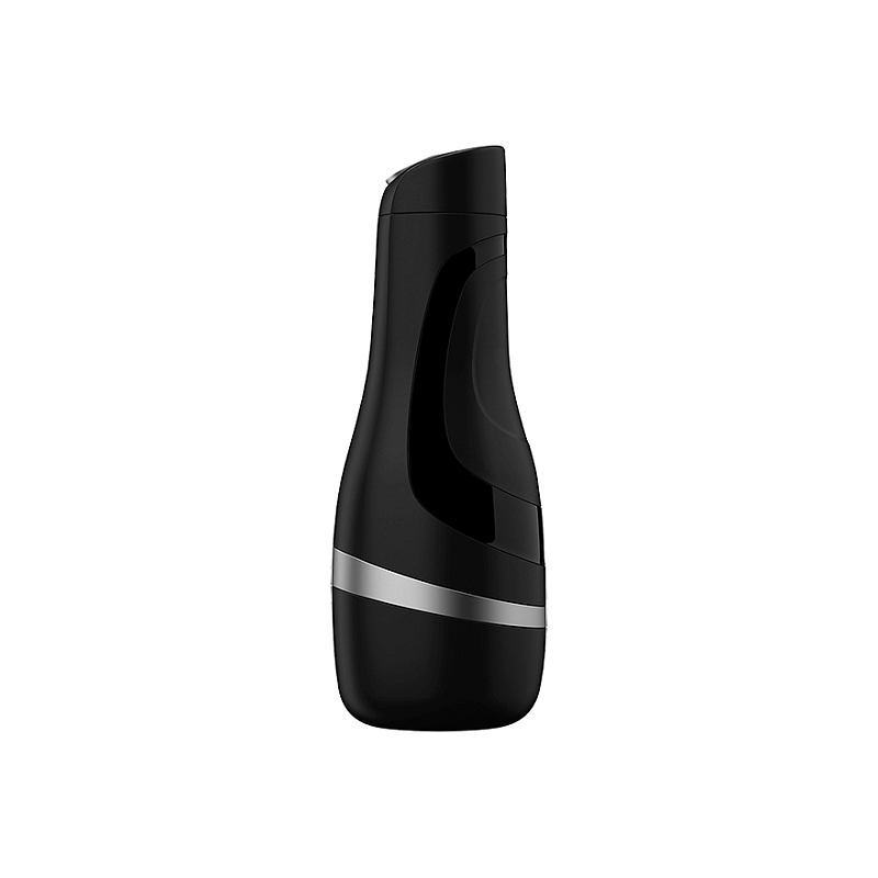 Satisfyer 573015 Männlicher Masturbator Männlicher Streichler Schwarz, Silber Acrylnitril-Butadien-Styrol (ABS), Thermoplastisches Elastomer (TPE)