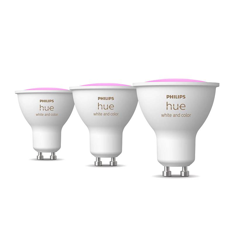 Philips Hue White and Color ambiance GU10 – Smarter Spot – (3er-Pack)