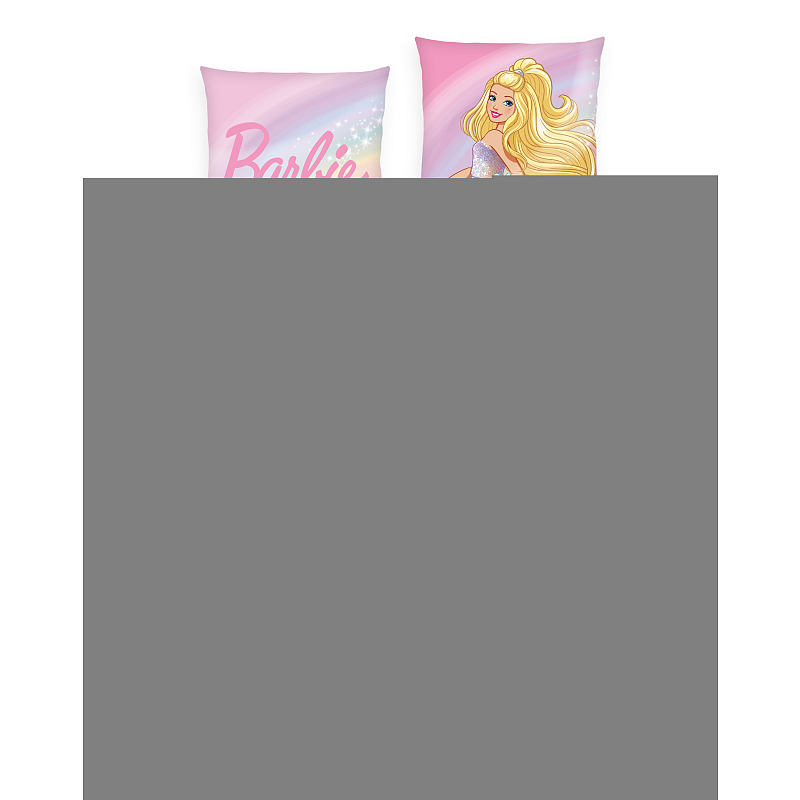 HERDING Barbie Bettwäsche-Set ‘Rainbow’ - 80-x-80-cm-135-x-200-cm