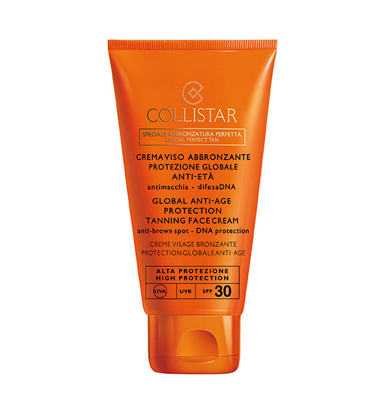 Collistar Global Anti-Age Protection Tanning Face Cream SPF30 Sonnenschutzcreme Gesicht 30 Erwachsene