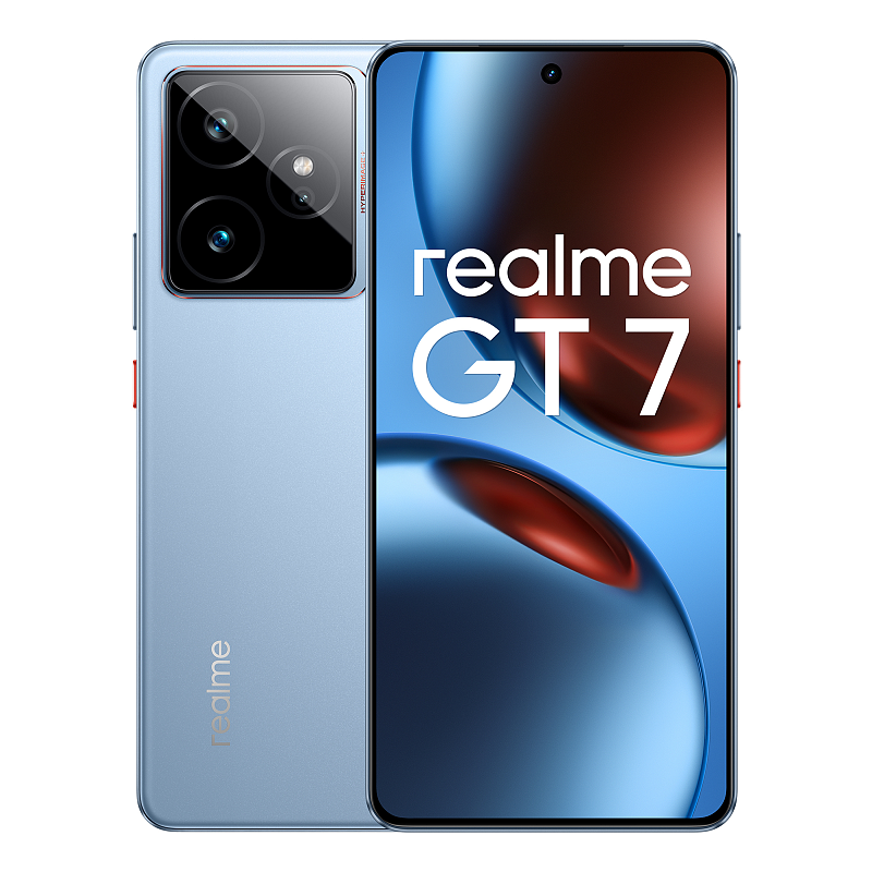 realme GT 7 17,2 cm (6.78") Dual-SIM Android 15 5G USB Typ-C 12 GB 512 GB 7000 mAh Blau