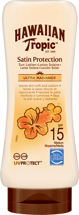 Hawaiian Tropic SATIN PROTECTION SONNENSCHUTZ LOTION LSF 15 180ML
