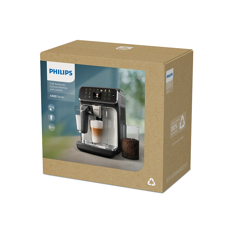 Philips 4400 Series EP4446/70 Kaffeemaschine Vollautomatisch Espressomaschine 1,8 l
