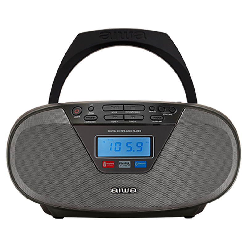 Aiwa BBTU-400BK Tragbares Stereosystem Analog & Digital 6 W FM Schwarz Playback MP3
