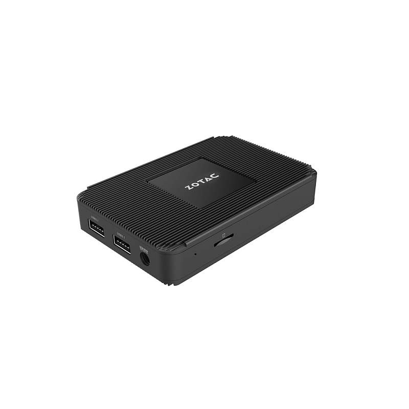 Zotac ZBOX PI336-W5C Intel® Celeron® N6211 4 GB LPDDR4-SDRAM 128 GB eMMC Windows 11 Pro Mini PC Mini-PC Schwarz
