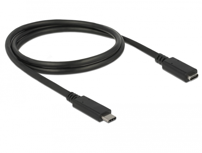 DeLOCK 85533 USB Kabel USB 3.2 Gen 1 (3.1 Gen 1) 1 m USB C Schwarz
