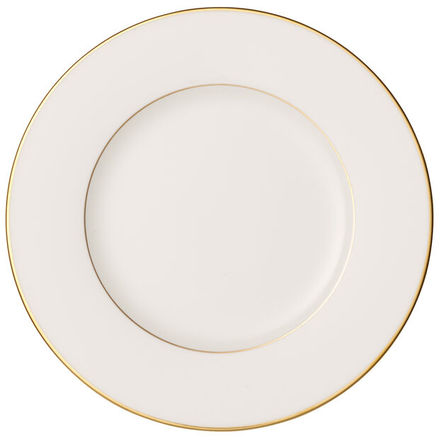Villeroy & Boch Anmut Gold Frühstücksteller Rund Porzellan Gold, Weiß 1 Stück(e)