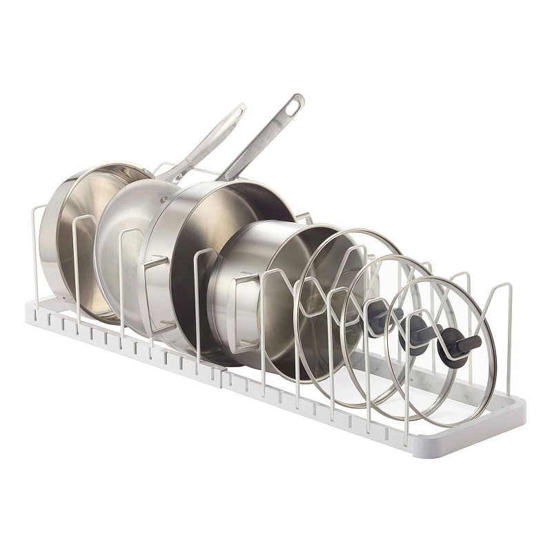 Yamazaki YA03841 Küchengeschirr-Organiser/Abtropfer Veranstalter Rack Schrankschublade