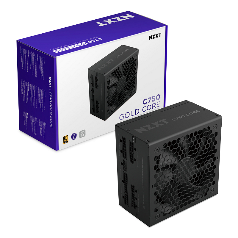 NZXT C750 Gold Core Netzteil 750 W 24-pin ATX ATX Schwarz