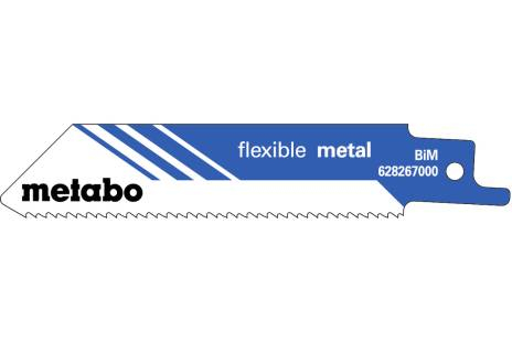Metabo 628267000 Sägeblatt für Stichsägen, Laubsägen & elektrische Sägen Säbelsägeblatt Bimetallisch 5 Stück(e)