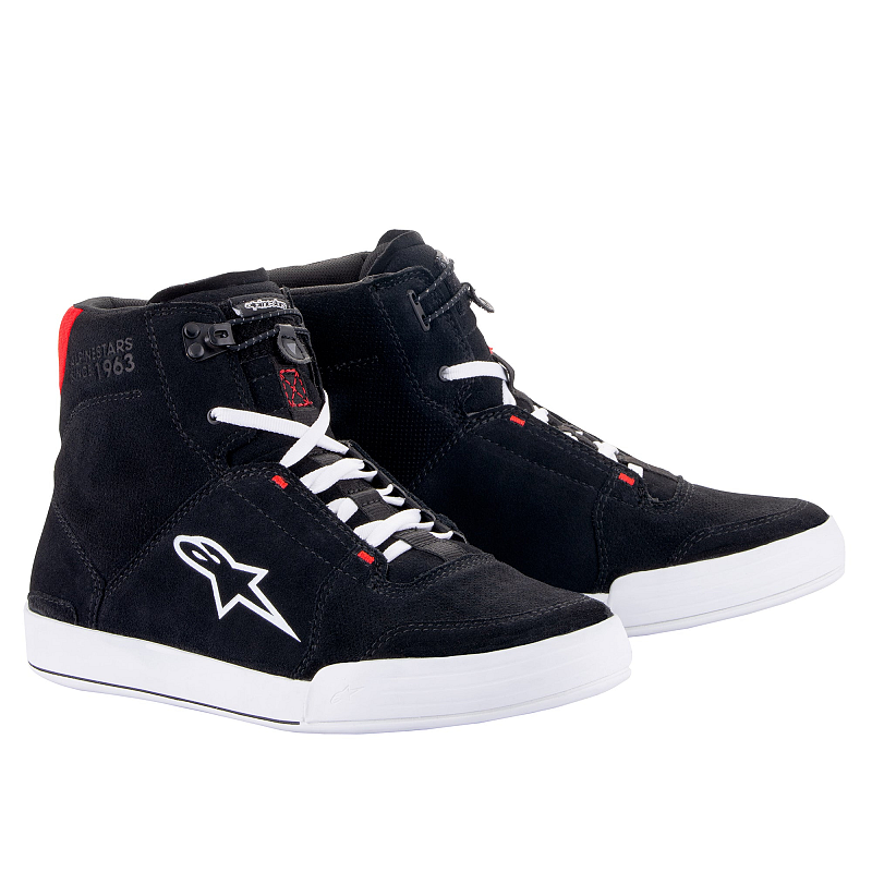 Alpinestars 2512322-1304-8.5 Motorrad-Schuh Männlich Erwachsener Schwarz, Rot, Weiß