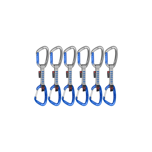 Mammut Crag Keylock Verschlusskarabiner D-förmig Aluminium Blau, Edelstahl 6 Stück(e)