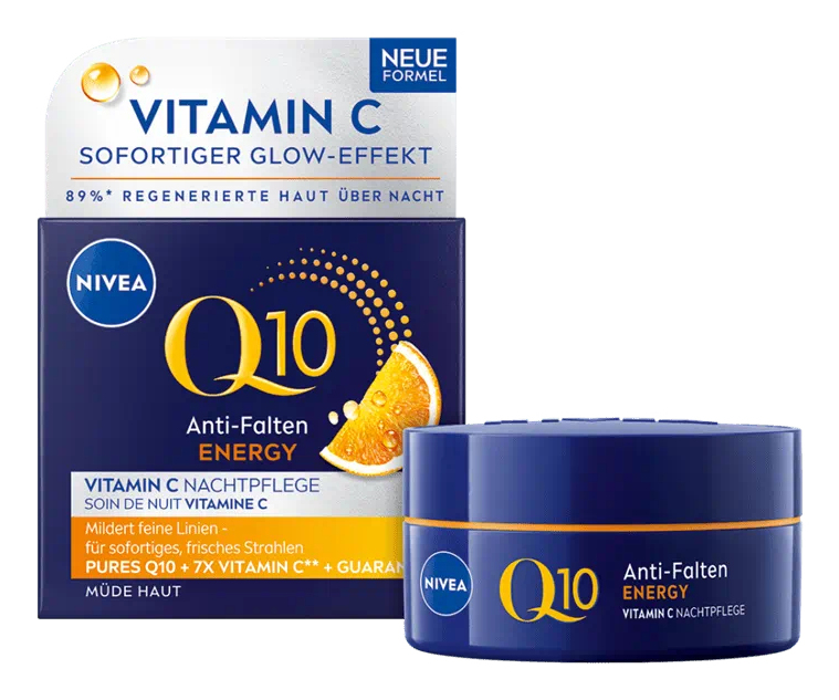 NIVEA Q10 Anti-Falten ENERGY Vitamin C Nachtpflege