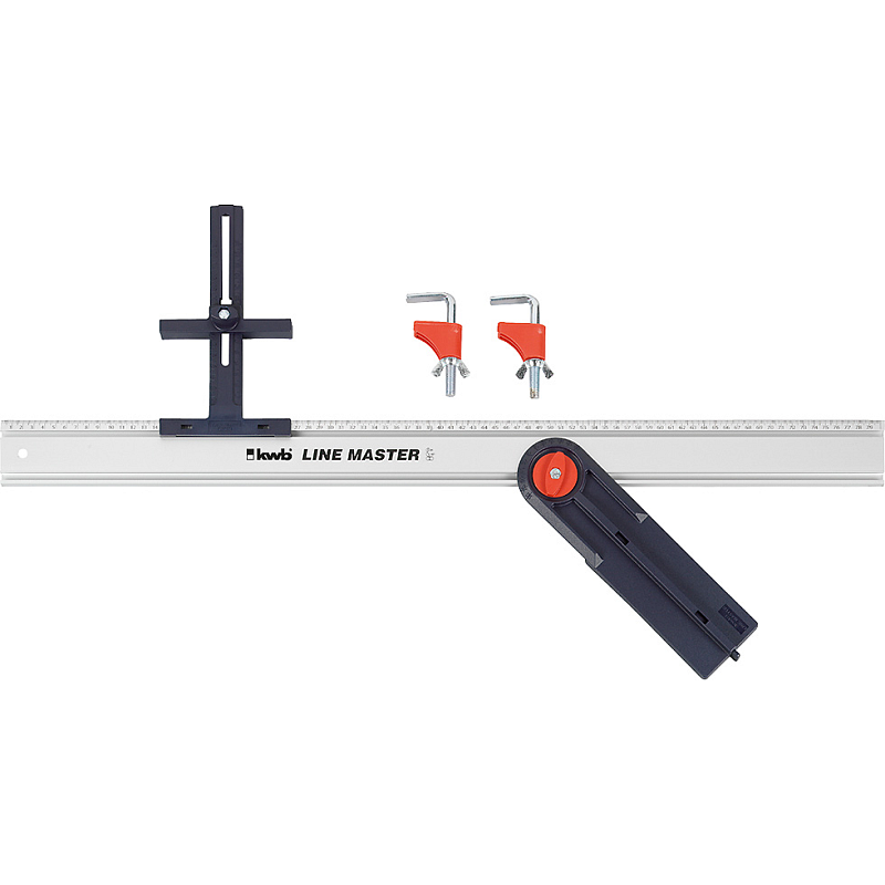 kwb 784008 Lineal Maßstabslineal 800 mm Schwarz, Grau 1 Stück(e)