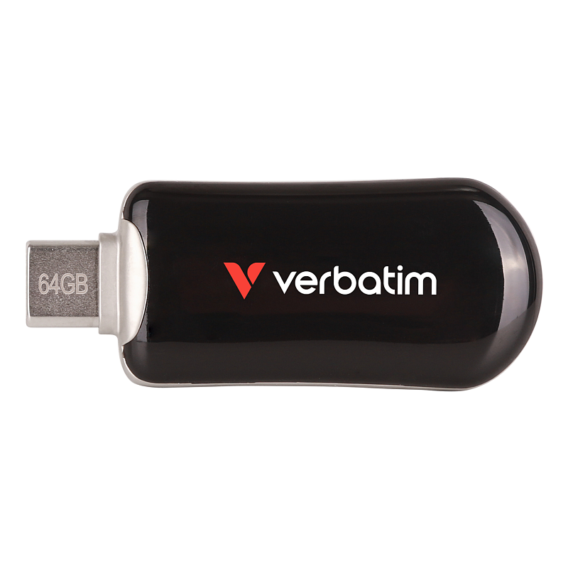 Verbatim 30224 USB-Stick 64 GB USB Typ-C 3.2 Gen 1 (3.1 Gen 1) Schwarz