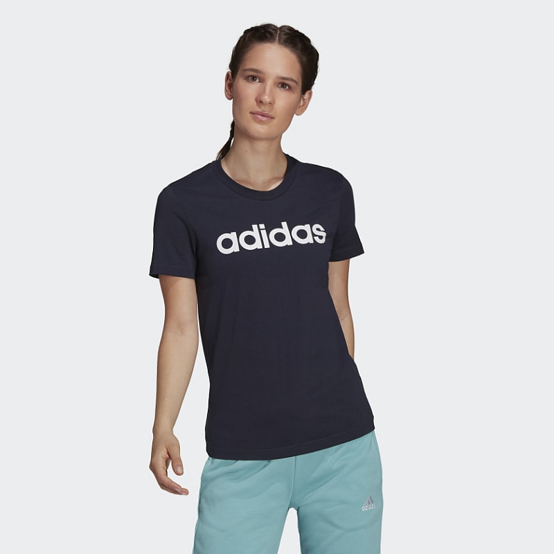 Adidas H07833 T-Shirt Rundhals Kurzärmel Baumwolle