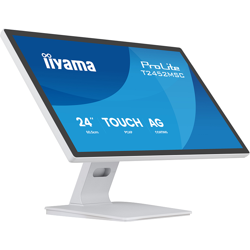 iiyama ProLite T2452MSC-W1AG Computerbildschirm 60,5 cm (23.8") 1920 x 1080 Pixel Full HD LED Touchscreen Weiß