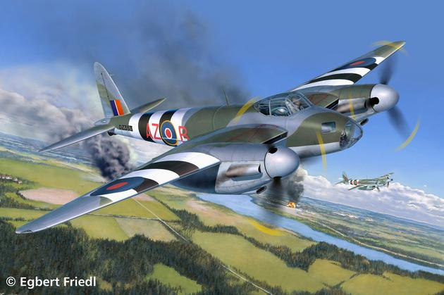 Revell De Havilland MOSQUITO MK.IV Starrflügelflugzeug-Modell Montagesatz 1:32
