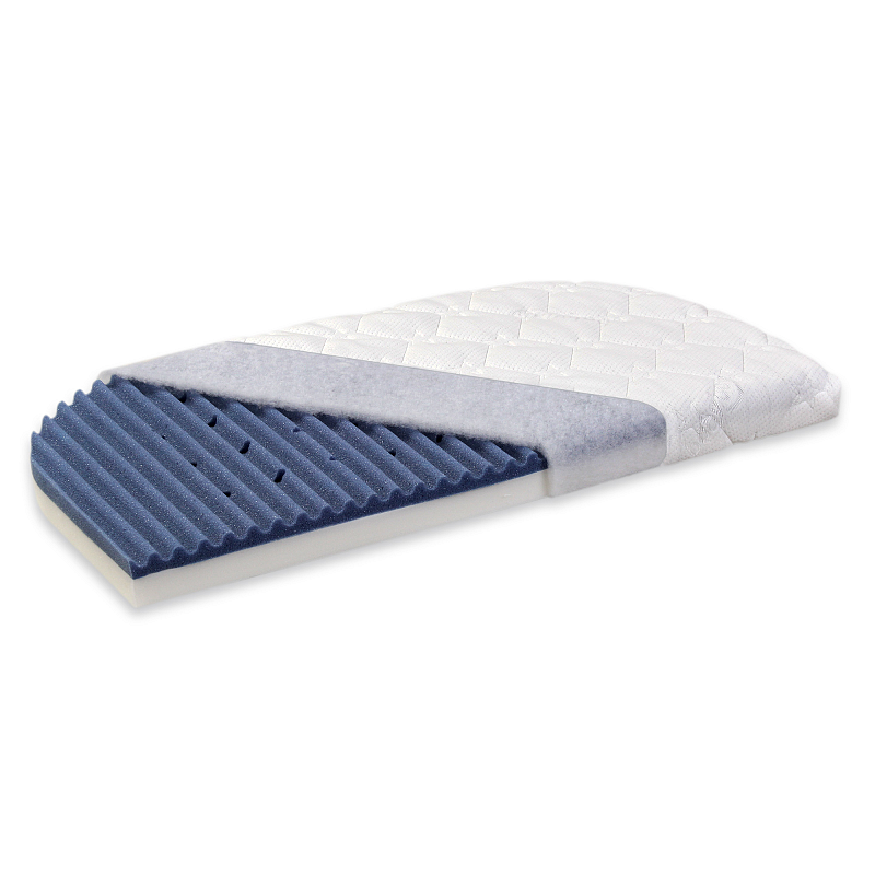 Babybay Intense AngelWave Baby-Matratze Weiß Sommer/Winter