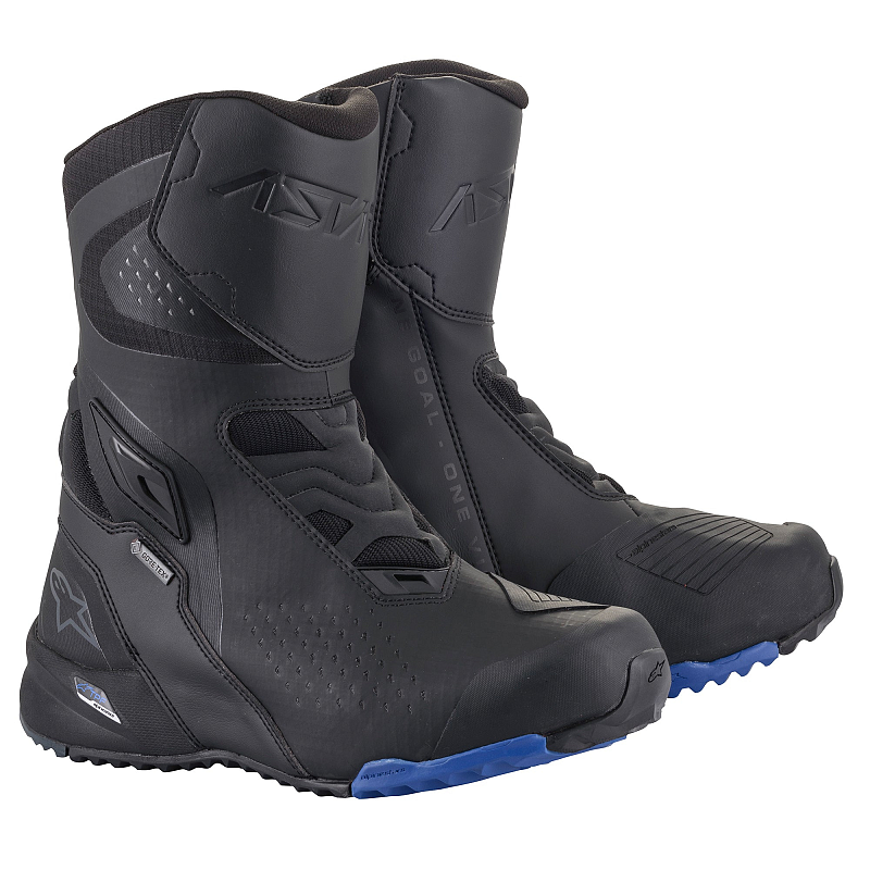 Alpinestars 2335422-17-41 Motorrad-Schuh Männlich Erwachsener Schwarz, Blau