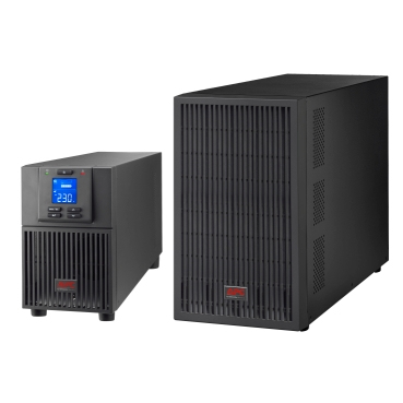 APC Easy UPS On-Line, 3kVA/2700W, Tower, 230V, 6x IEC C13 + 1x IEC C19 Ausgänge, Intelligenter Kartensteckplatz, LCD, verlängerte Laufzeit