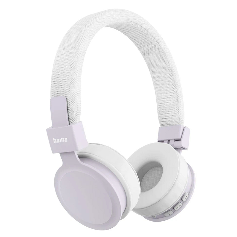Hama Freedom Lit III Kopfhörer Kabellos Kopfband Anrufe/Musik USB Typ-C Bluetooth Lila, Weiß
