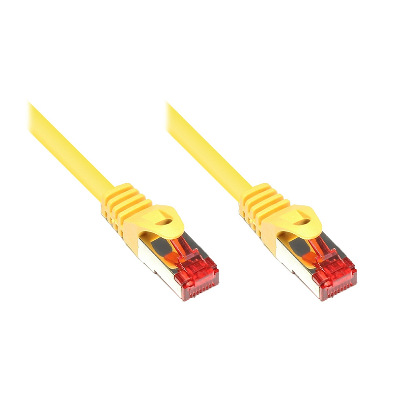 Kabelmeister SO-31326 Netzwerkkabel Gelb 15 m Cat6 S/FTP (S-STP)