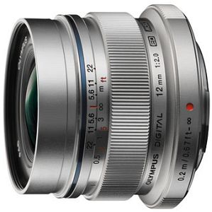 Olympus M.ZUIKO DIGITAL ED 12mm 1:2.0 MILC/SLR Silber
