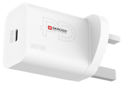 Skross SKCH000530WPDUKCN Ladegerät für Mobilgeräte Weiß AC Drinnen