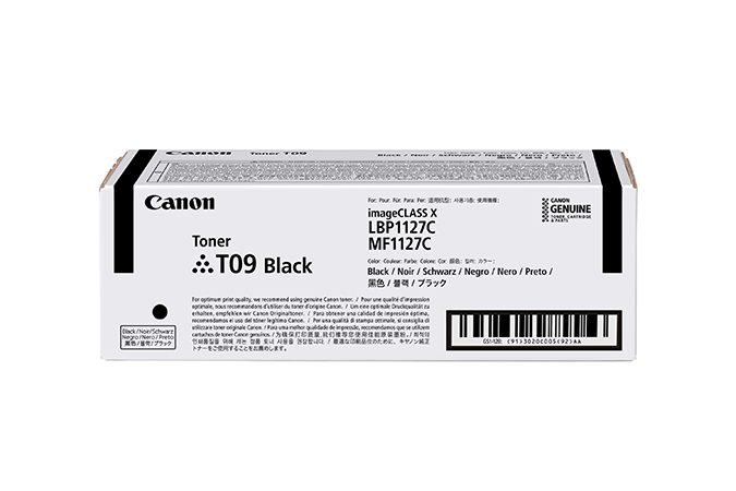 Canon TONER T09 BK Tonerkartusche 1 Stück(e) Original Schwarz
