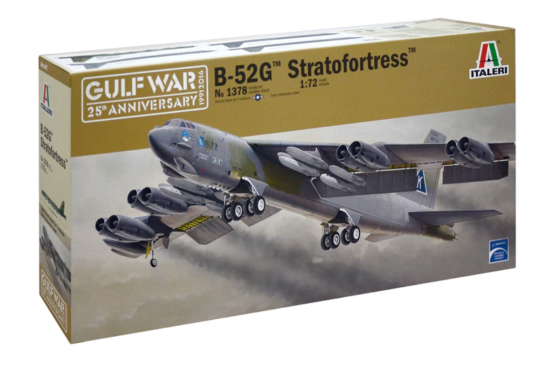 Italeri B-52G STRATOFORTRESS Starrflügelflugzeug-Modell Montagesatz 1:72