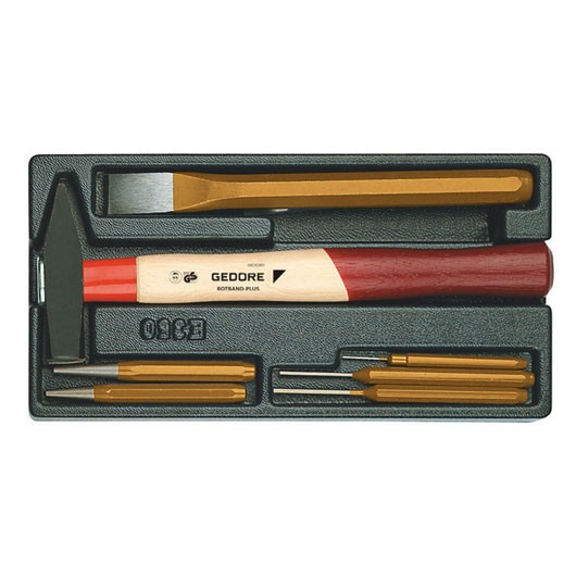 Gedore 5620680 Stanze, Nägel-Set & Punze