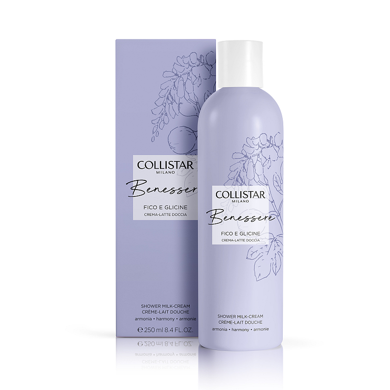 Collistar Benessere Fig & Wisteria 250 ml Duschmilch Frauen Körper Gewürz
