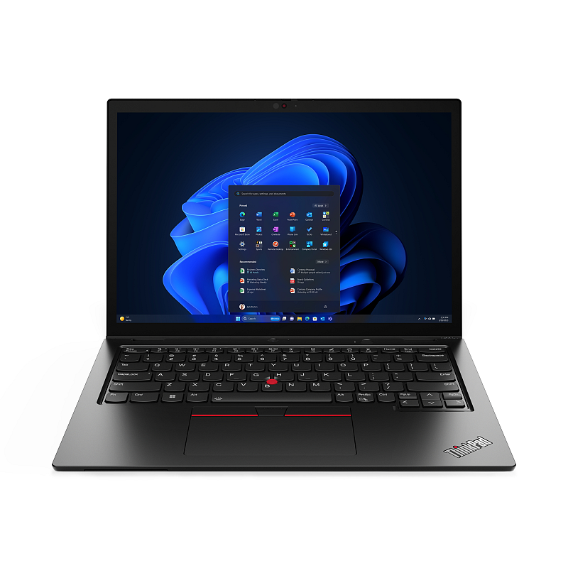 Lenovo ThinkPad L13 2-in-1 Gen 5 (Intel) Intel Core Ultra 7 155U Hybrid (2-in-1) 33,8 cm (13.3") Touchscreen WUXGA 16 GB LPDDR5-SDRAM 512 GB SSD Wi-Fi 6E (802.11ax) Windows 11 Pro Deutsch Schwarz