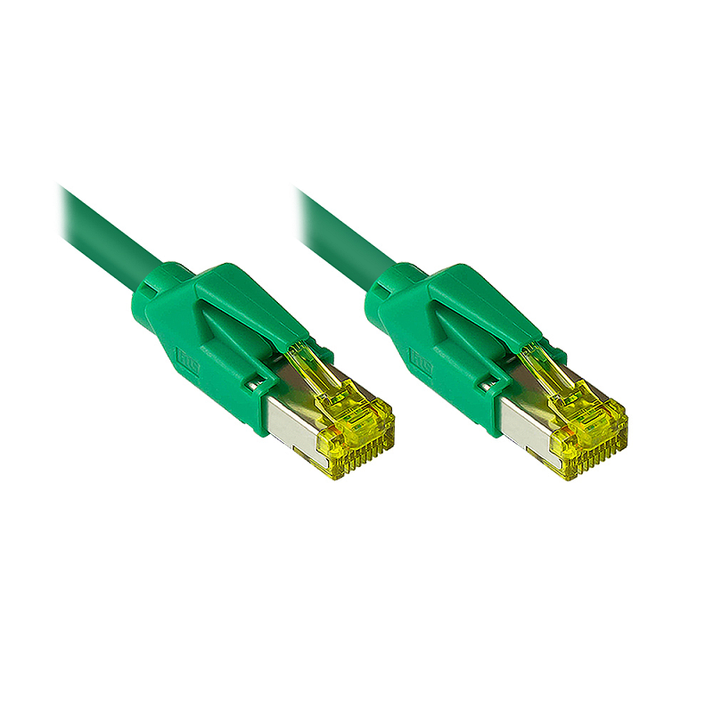 Alcasa 831RK-010G Netzwerkkabel Grün 1 m Cat7 S/FTP (S-STP)