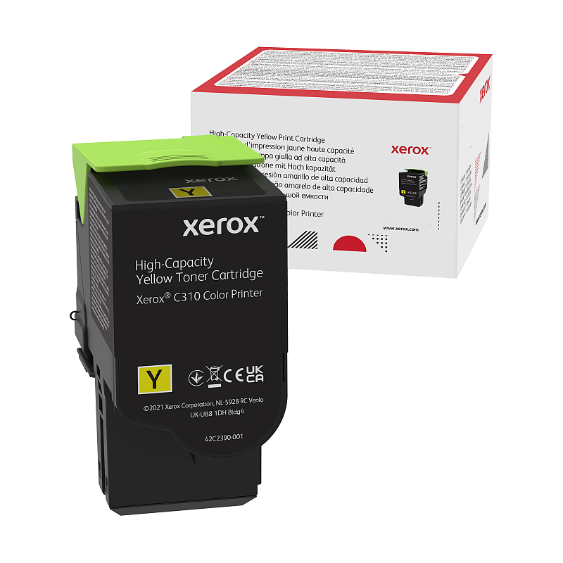 Xerox ® C310 Farbdrucker​/​C315 Farb-Multifunktionsdrucker Hohe Kapazität-Tonermodul Gelb (5500 Seiten) - 006R04367