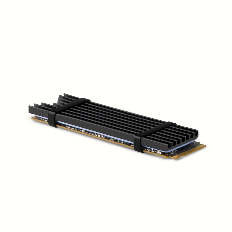 Axagon CLR-M2L3 Alu-Passivkühler für alle M.2-SSD-Festplatten Gr. 2280, Höhe 3 mm