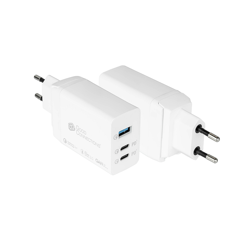 Alcasa PCA-W007W Ladegerät für Mobilgeräte Universal Weiß AC Schnellladung Drinnen