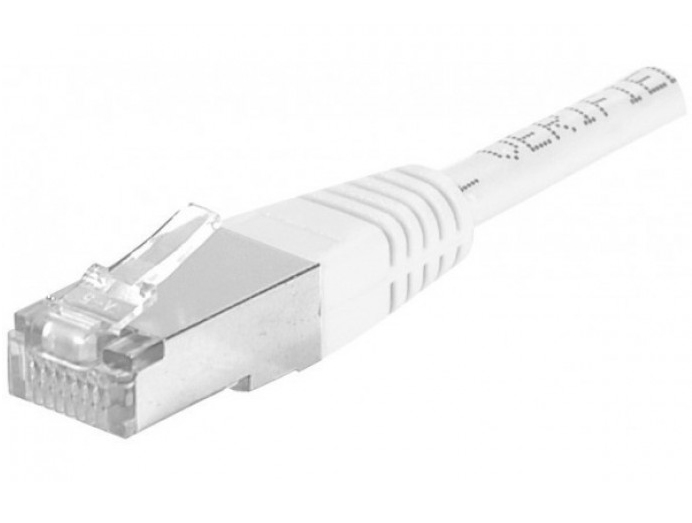 Dexlan 858366 Netzwerkkabel Weiß 7,5 m Cat6a S/FTP (S-STP)