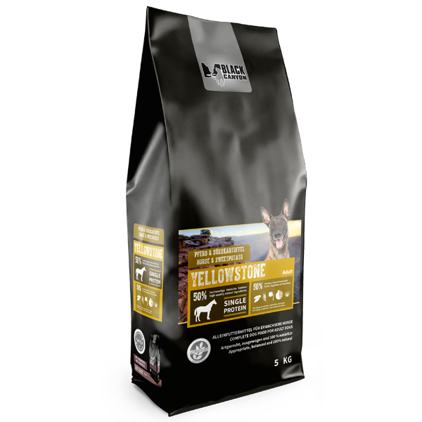 Black Canyon Yellowstone 5 kg Universal Pferd, Süßkartoffeln