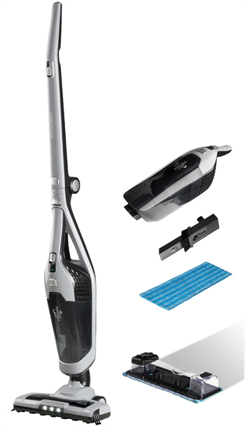 Concept VP4201 Stabstaubsauger/Elektrischer Besen 2-in-1-Stabstaubsauger AC Trocken&Nass Beutellos 0,6 l 90 W Schwarz, Silber