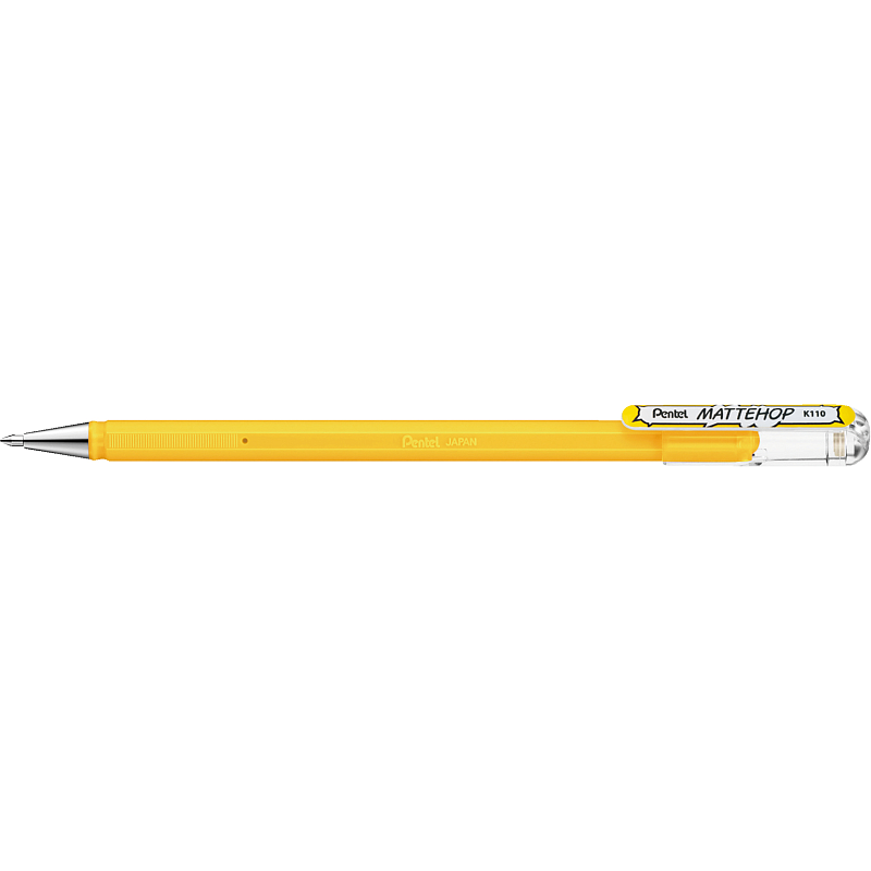 Pentel Mattehop Fein Verschlossener Gelschreiber Gelb 1 Stück(e)