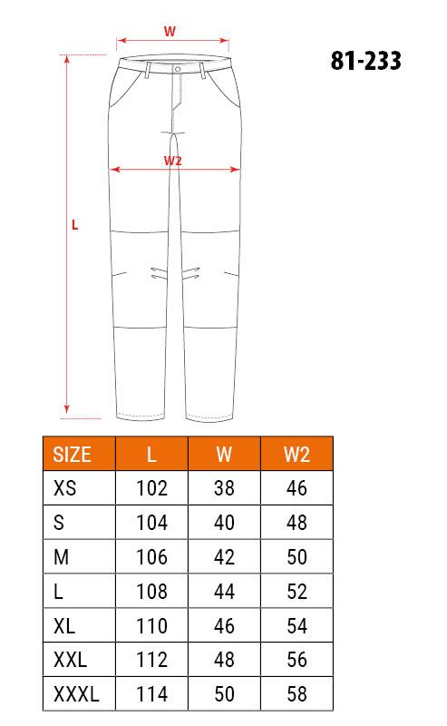 NEO tools 81-233-XXXL Schutzhose Schwarz