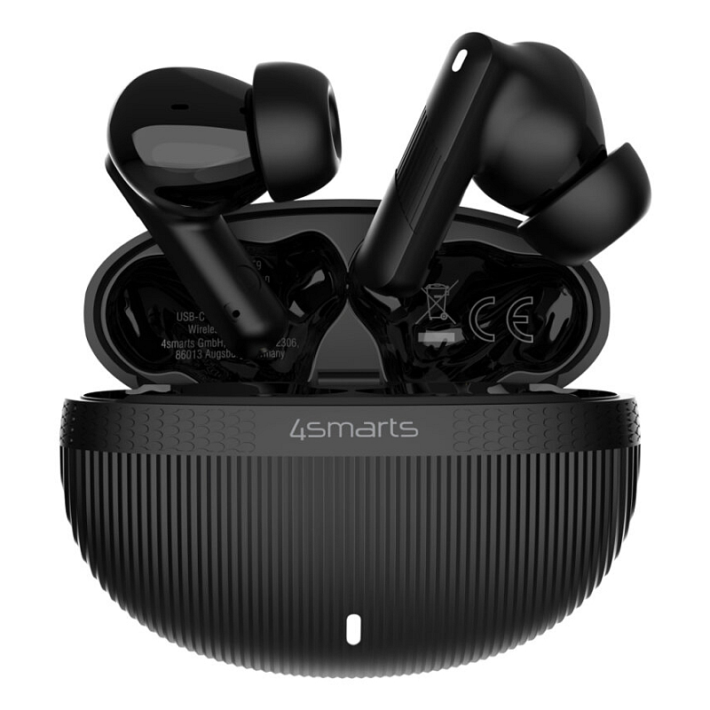 4smarts SkyBuds Pro ANC Kopfhörer True Wireless Stereo (TWS) im Ohr Anrufe/Musik/Sport/Alltag Bluetooth Schwarz