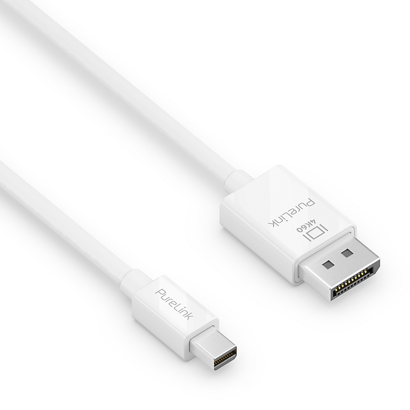 PureLink Premium 4K mini DisplayPort / DisplayPort Kabel – 3,00m, weiß