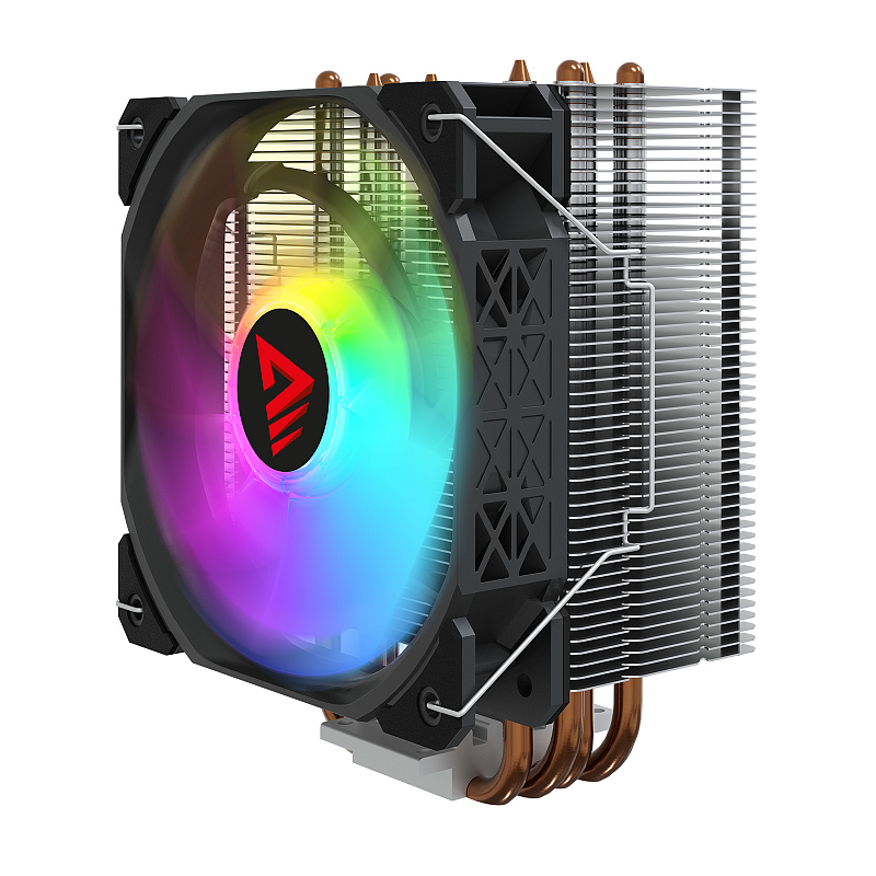 Savio SAVGCOVORTEXX2ARGB Computerkühlsystem Chipset Luftkühlung 12 cm Schwarz 1 Stück(e)